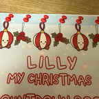 Personalised 12 days Count down to Christmas’s activity book