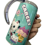 Create your own 12oz tumbler. Send me a message with what you would like any picture, theme, character and you can also add a name. Comes with 2 lids  Drinkware Cup Bottles