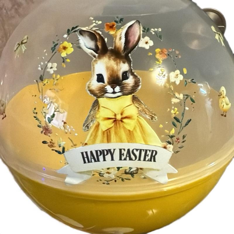 Giant fillable Easter themed plastic lollipop in yellow not filled Gift, organiser. Easter, birthday or valentines gift Hermione Granger