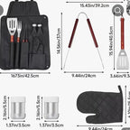 Personalised bbq apron, with 3 tools all engraved with any name, oven mitt, and salt and pepper shaker. Perfect gift for men, bbq lovers, Father’s Day, grandads and step dads. Image at top of the apron can also be changed