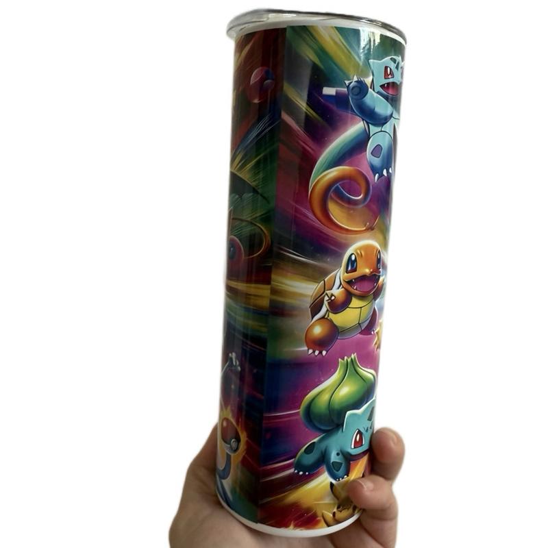 20oz tumbler for hot and cold drinks with lid and straw. BPA free Drinkware Flasks Insulated Insulation Mug Bottles Water Bottles Portable Bottled