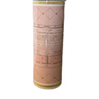 Makeup Themed 20oz Tumbler Double Walled Insulated with Lid and Straw - Pink Design with Text "Play with Risk" Drinkware Flasks Stylish Mug Bottles Water Bottles Portable Bottled