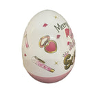 Personalised Pinkmas Surprise 16inch Jumbo Egg Makeup Themed Christmas Gift with Bow
