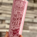 Pink Smutty Book Club 20oz Tumbler with Lid and Straw for Hot and Cold Drinks - Perfect for Book Lovers