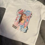 Children’s Rachel t-shirt available in different sizes in a organic cotton material