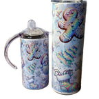 Christmas Themed 20oz Tumbler with Lid and Straw & 12oz Matching Sippy Cup with Two Different Lids for Festive Drinks Drinkware Flasks Insulated Set Mug Bottles Water Bottles Bottled