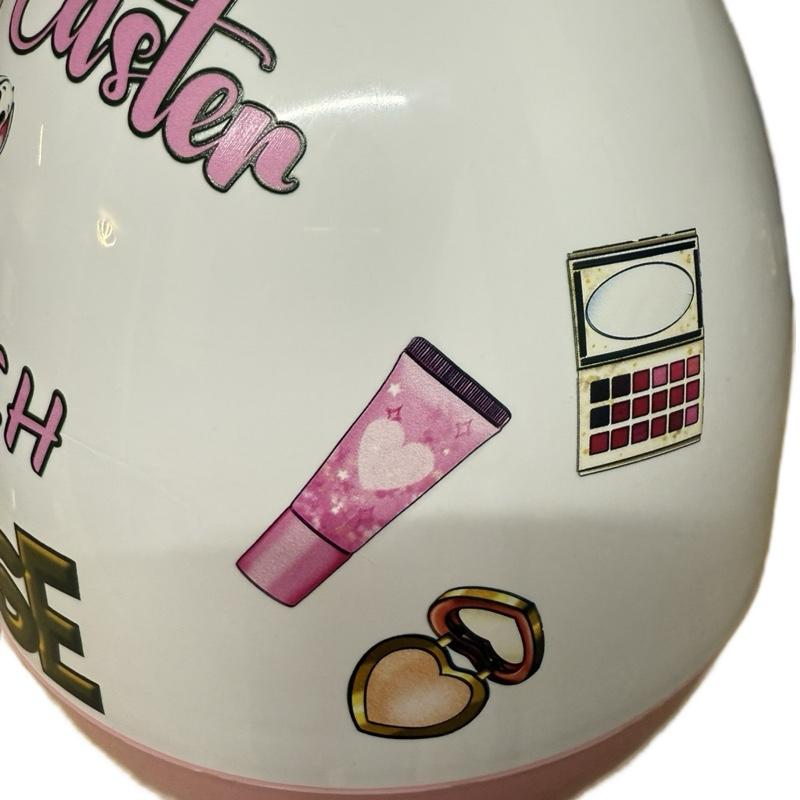 Personalised 16inch jumbo plastic Easter gift egg for all makeup lovers-egg comes empty for you to fill yourself. Great Easter gift. Novelty gift mother's day Hermione Granger