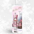 Express Train Christmas Themed Hot and Cold Drinks Tumbler with Lid and Straw Festive Design Drinkware Flasks Portable Mug Water Bottles Bottled