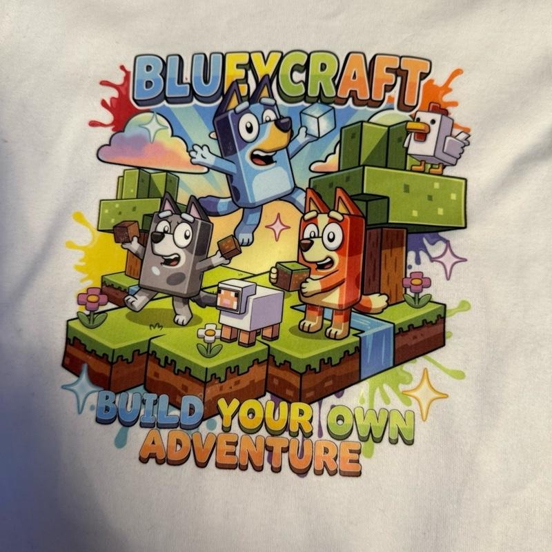 Building blocks high quality t-shirt for younger children
