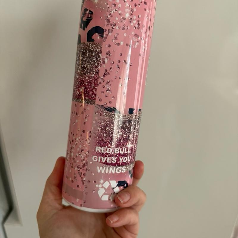 20oz pink tumbler with lid and straw for hot and cold drinks Insulated Colorful