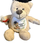 Graduation Soft Plush Bear gift Congratulations on Your Graduation Nursery Graduate Gift Keep Sake Present for New Graduates