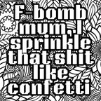 Adult themed humour colouring book 20 pages