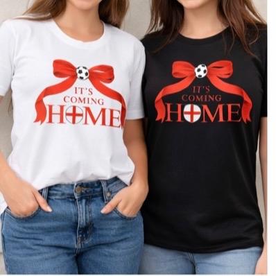 It’s coming home girls and women football t-shirts, football tops