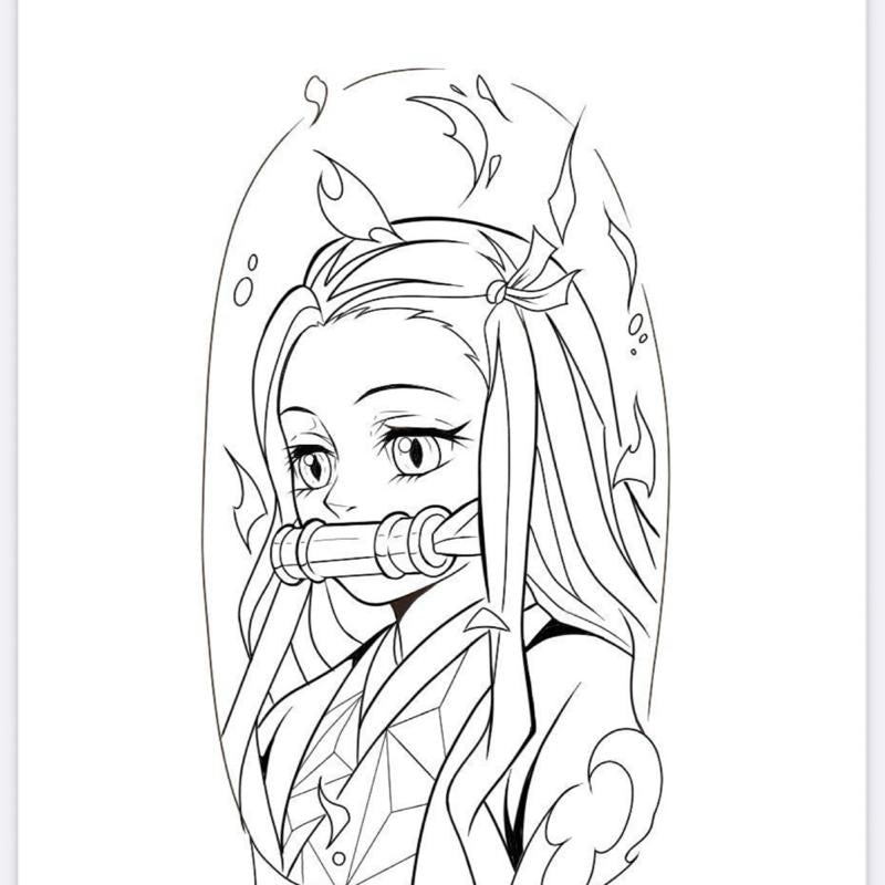 Anime 20 Page Colouring Book with Vibrant Characters and Dynamic Scenes for Creative Coloring Fun