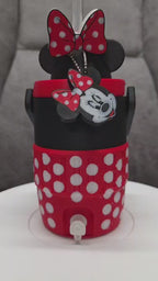 Red Bow & Polka Dot 3D Printed Can Cooler – 330ml